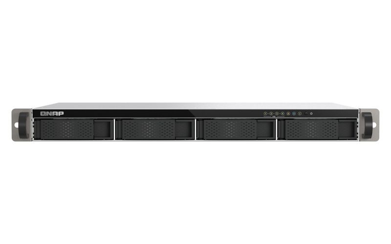 QNAP TS-433eU (4core 2,0GHz, NPU / 4GB RAM / 4x SATA / 2x 2,5GbE / 2x USB 3.2 / malá hĺbka)