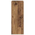 vidaXL Stojan na rastliny 2 ks Staré drevo 30 x 30 x 80 cm