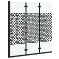 vidaXL Zábrana sprchy Čierna a priehľadná 130 x 130 cm tvrdené sklo
