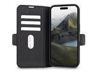 Puzdro s klopou pre mobilný telefón - bulk - plast - čierna - pre Apple iPhone 16