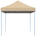 vidaXL Párty stan 279 x 410 x 315 cm Béžová Oxfordská látka
