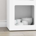 vidaXL Servírovacia skriňa ELST Biela 59 x 35 x 80.5 cm