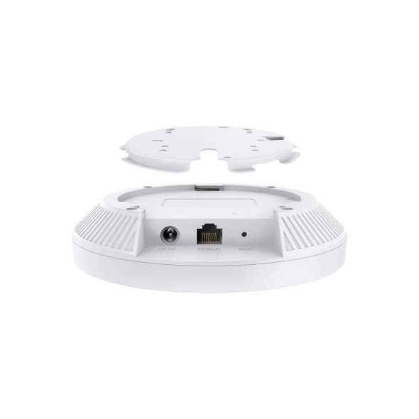 WiFi router TP-Link EAP723 stropný AP WiFi 7, 1x 2.5GLan, 2,4/5 GHz, BE5000, bez PoE adaptéra, Omada SDN