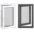 vidaXL Otočné a sklopné okno do suterénu RISOR 60 x 100 cm PVC a sklo