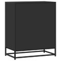 vidaXL Komoda čierna 62x35x76 cm kompozitné drevo