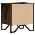 vidaXL Nočné stolíky 2 ks dymový dub 40x30x40 cm kompozitné drevo