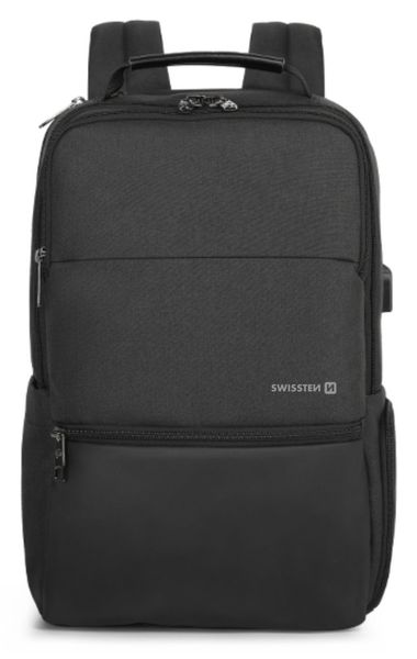 SWISSTEN LAPTOP BACKPACK 15,6" ČIERNY Batoh, pre notebook, do 15,6", 19l, čierny