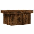 vidaXL Konferenčný stolík dymový dub 100x55x40 cm kompozitné drevo