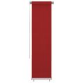 vidaXL Vonkajšia zatemňovacia roleta 60x230 cm červená HDPE