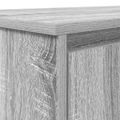 vidaXL Stôl sivý dub sonoma 120x42x76 cm kompozitné drevo
