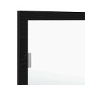 vidaXL Zrkadlo do kúpeľne s LED Čierny dub 100 x 8,5 x 37 cm Sklo