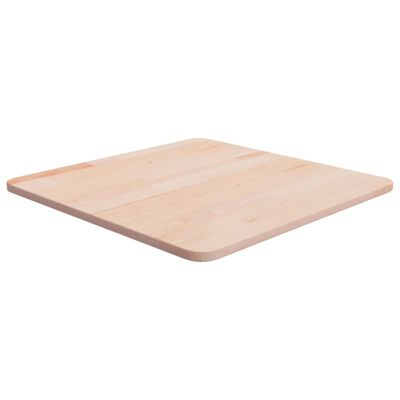 vidaXL Štvorcová stolová doska 50x50x1,5 cm neošetrený dubový masív
