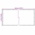 vidaXL Sieť na prívesný vozík, zelená 2x3,5 m, HDPE