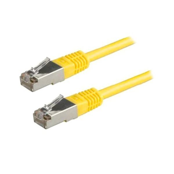 Kábel Patch FTP Cat5e RJ45/568B, 0,5m žltý Kábel Patch FTP Cat5e RJ45/568B, 0,5m žltý