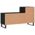 vidaXL Botník čierny 102x36x60 cm spracované drevo