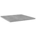vidaXL Prídavné police 8ks, betónovo sivé 40x40x1,5cm kompozitné drevo