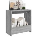 vidaXL Bočný stolík sivý sonoma 50x26x50 cm spracované drevo