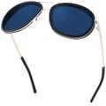 GUNNAR kancelářske/herní brýle  DUME GOLD sluneční skla BLF 90 NATURAL focus Brýle, slunecní, cerno-zlaté obroucky, tmavá skla
