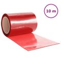 vidaXL Záves do dverí červený 300 mm x 2,6 mm 10 m PVC