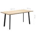 vidaXL Jedálenský stôl 180x90x76 cm borovicové drevo