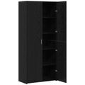 vidaXL Highboard Čierny dub 80 x 42 x 185 cm