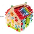 Montessori multifunkčný drevený domček Kruzzel 22564