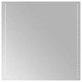 vidaXL Zrkadlo do kúpeľne s LED Priehľadná 60 x 60 cm tvrdené sklo