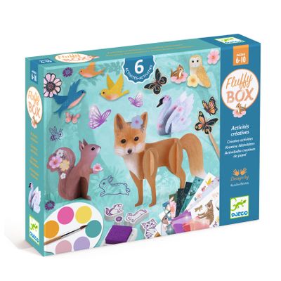 Veľká kreatívna sada 6 aktivít Fluffy box