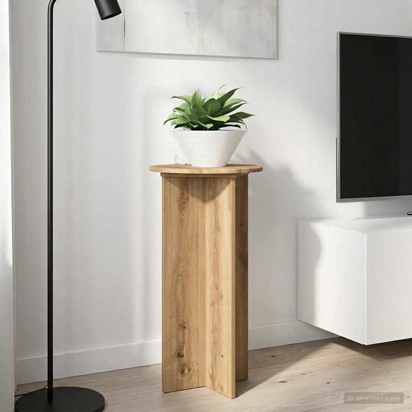 vidaXL Stojan na rastliny 2 pcs Dub artisan 40 x 40 x 80 cm