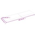 vidaXL Kúpeľňová doska 160x50x(2-4) cm neošetrený masív