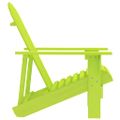 vidaXL Záhradná stolička Adirondack jedľový masív zelená