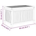 vidaXL Záhradný úložný box 90x52x55 cm bambus