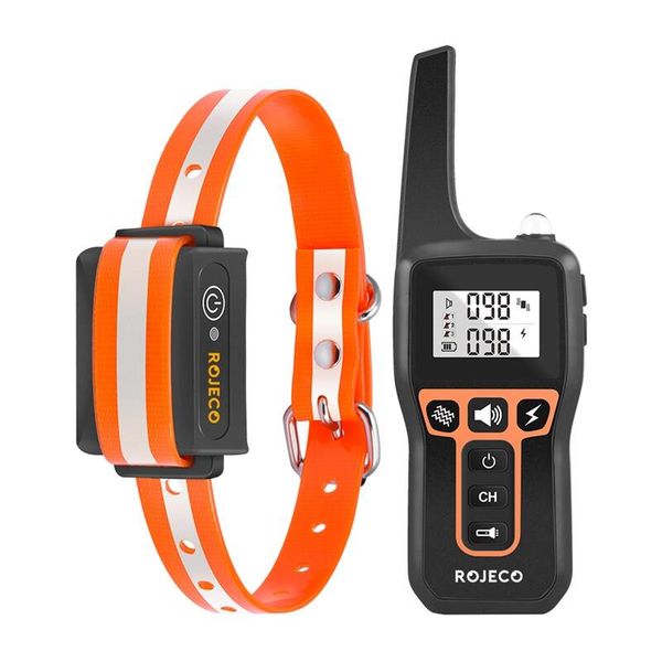 Elektrický obojok proti kôrovcom Rojeco 1000m PD529 (oranžový)