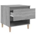 vidaXL Nočné stolíky 2 ks sivý dub sonoma 50x46x50 spracované drevo