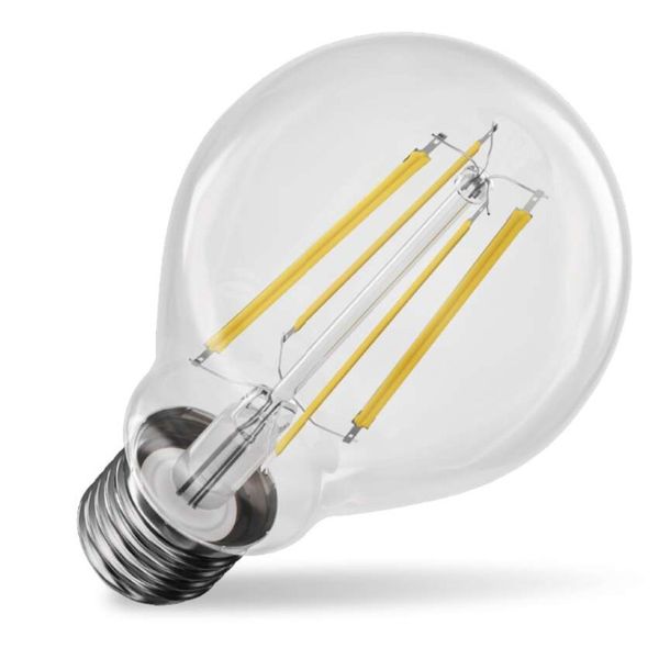 LED žiarovka Filament A60 / E27 / 7,5 W (75 W) / 1 055 lm / teplá biela / stmievateľná