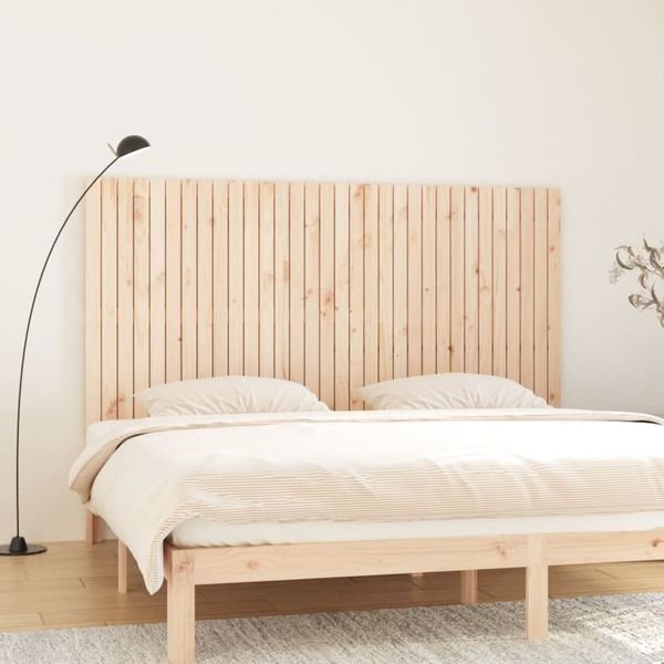 vidaXL Nástenné čelo postele 204x3x110 cm masívna borovica