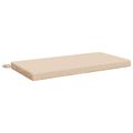 vidaXL Vankúš na lavičku SOEST 100% polyester Krémová 80 x 40 x 5 cm
