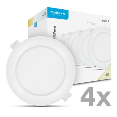 Modee LED Okrúhly LED panel - zapustený 6W 660lm neutrálna biela P4 (ML-LPRB4000K6WPN)
