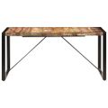 vidaXL Jedálenský stôl 160x80x75 cm, recyklovaný masív