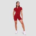 Dámske tričko Cropped Ignite Dark Red - GymBeam, veľkosť L, veľkosť oblečenia L