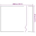 vidaXL Samolepiaca okenná fólia Frosted šedá 45 x 2000 cm PVC