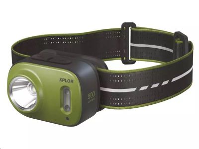 Čelovka GP Xplor PHR17, 500 lm, 3× Cree SMD LED, USB-C nabíjanie