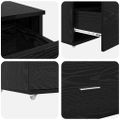 vidaXL Zásuvkový kabinet 55 x 45 x 31 cm Čierny dub