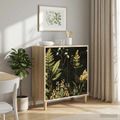 vidaXL Servírovacia skriňa RHENEN Sonoma 69 x 33 x 75 cm