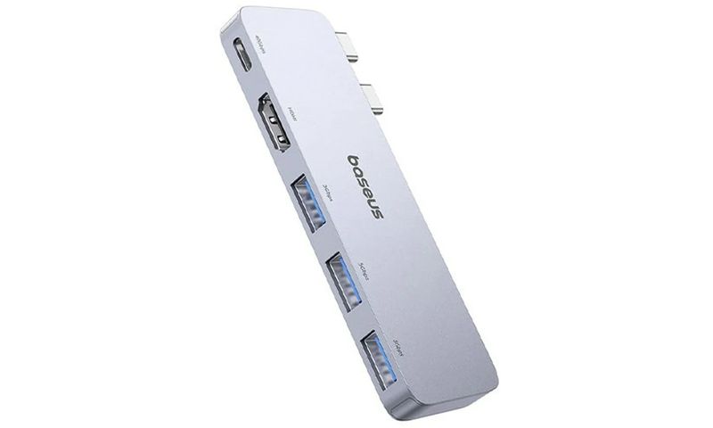 Baseus Dokovacia stanica Ultra Joy 5v1 (USB-C PD, 3xUSB 3.0, HDMI) sivá
