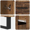vidaXL Servírovacia skriňa Staré drevo 69,5 x 34 x 90 cm