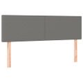 vidaXL Boxspring posteľ s matracom tmavosivá 140x200 cm látka