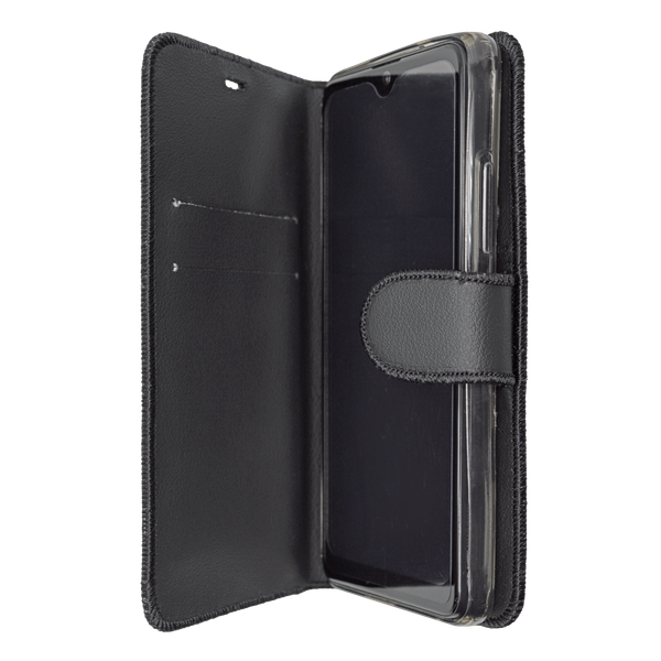 Knižkové puzdro pre CUBOT Note 7, kožené, čierne