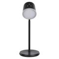 LED stolná lampa ABBIE, dobíjacia, čierna