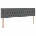 vidaXL Postel s úložným prostorem a matrací Tmavo šedá 180 x 200 cm